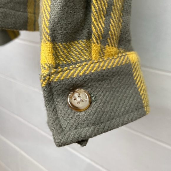 NWOT ASOS Design Harrington Check Jacket in Green/Yellow Men's XSMALL Full Zip - Picture 8 of 9